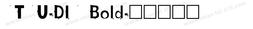 NTNU-DIN Bold字体转换